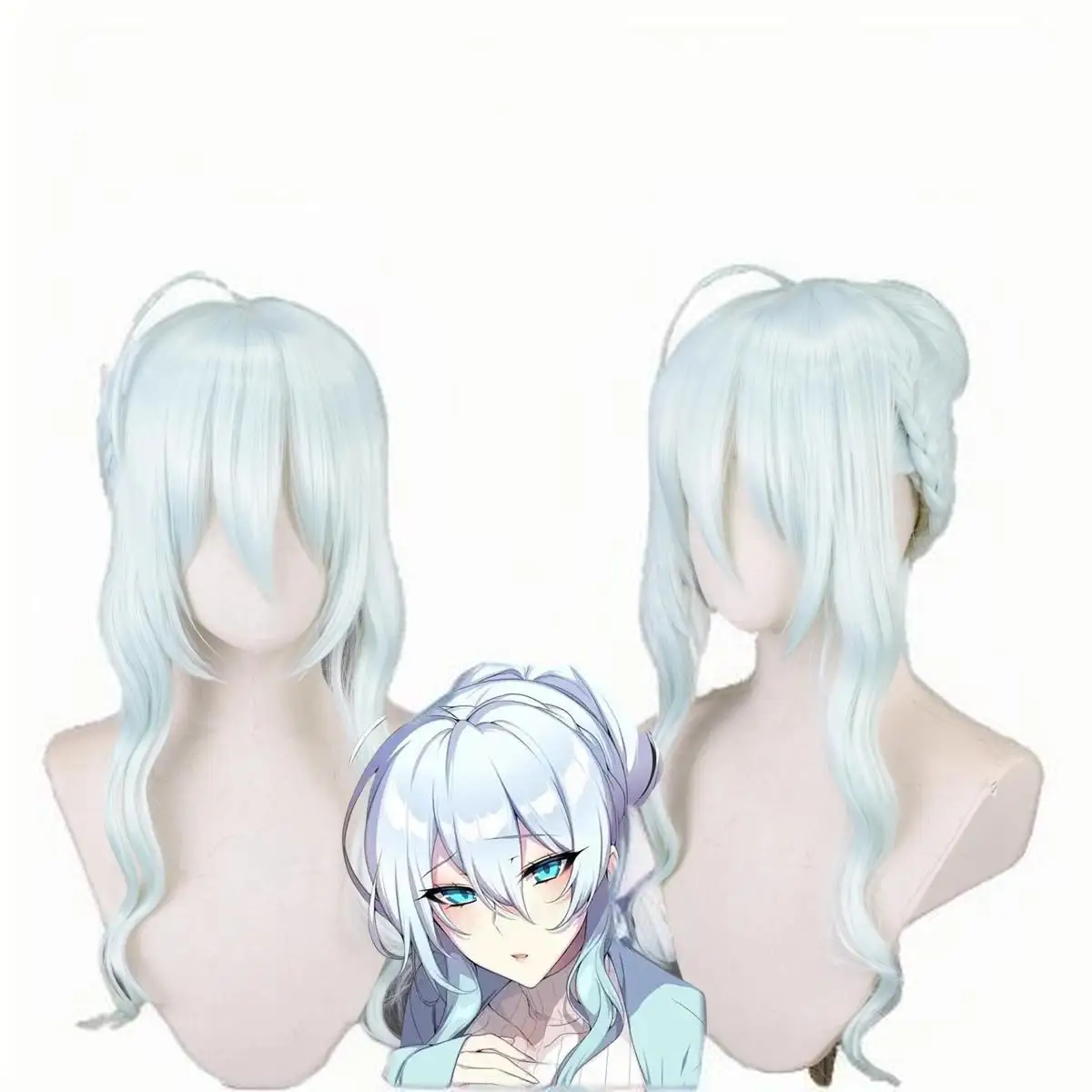 

Cosplay Yuki-onna Yukino Cosplay Wig Customization Hair Bun Manga