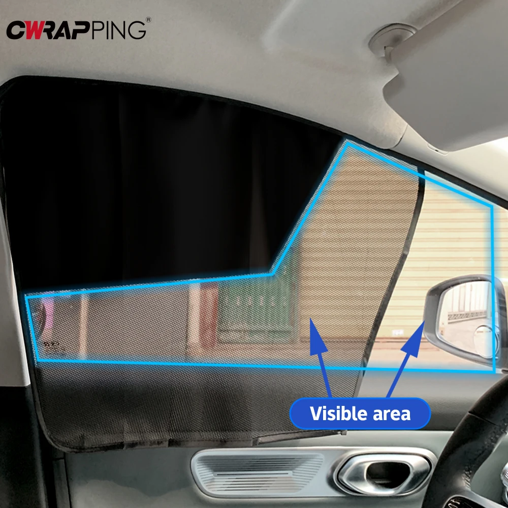 Autofenster-Sonnenschutz, magnetischer Auto-Vorhang für Baby-Sonnenschutz vorne und hinten, Seitenfenster für LKW, Auto, Sonne, UV-Schutz, Zubehör