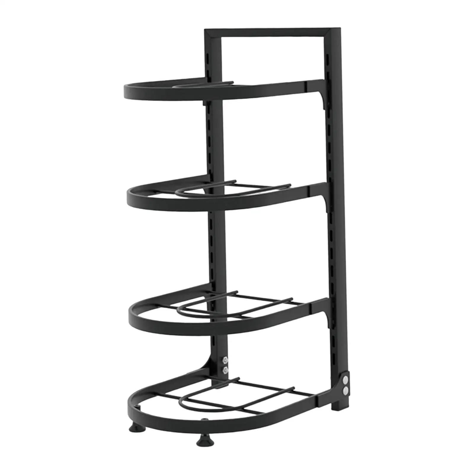 منظم أواني ومقالي لرف المقلاة لحامل أواني الطبخ المنظم #4