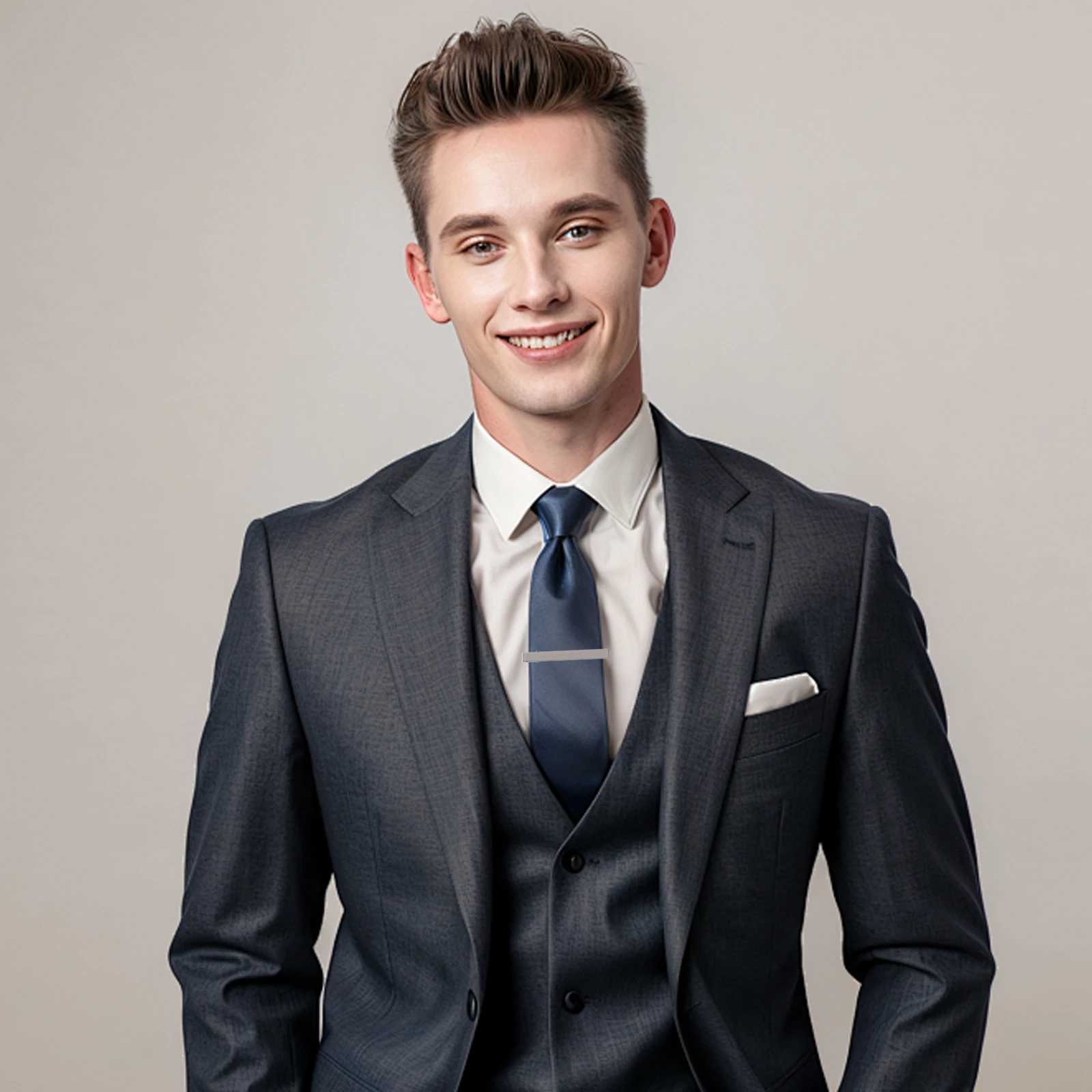 6 Pcs Tie Clip Durable Stylish Suit Shirt Tie Tack Pins Scarf Clasp Formal Wear Business Occasions Dress Accessories