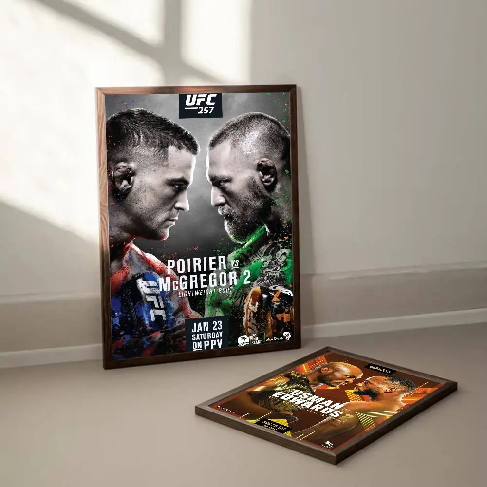 U-المتطرفة القتال بطولة UFC المشارك طباعة A5 A4 A3 A2 جدار ديكور فني لغرفة مكتب هدية لمحبي