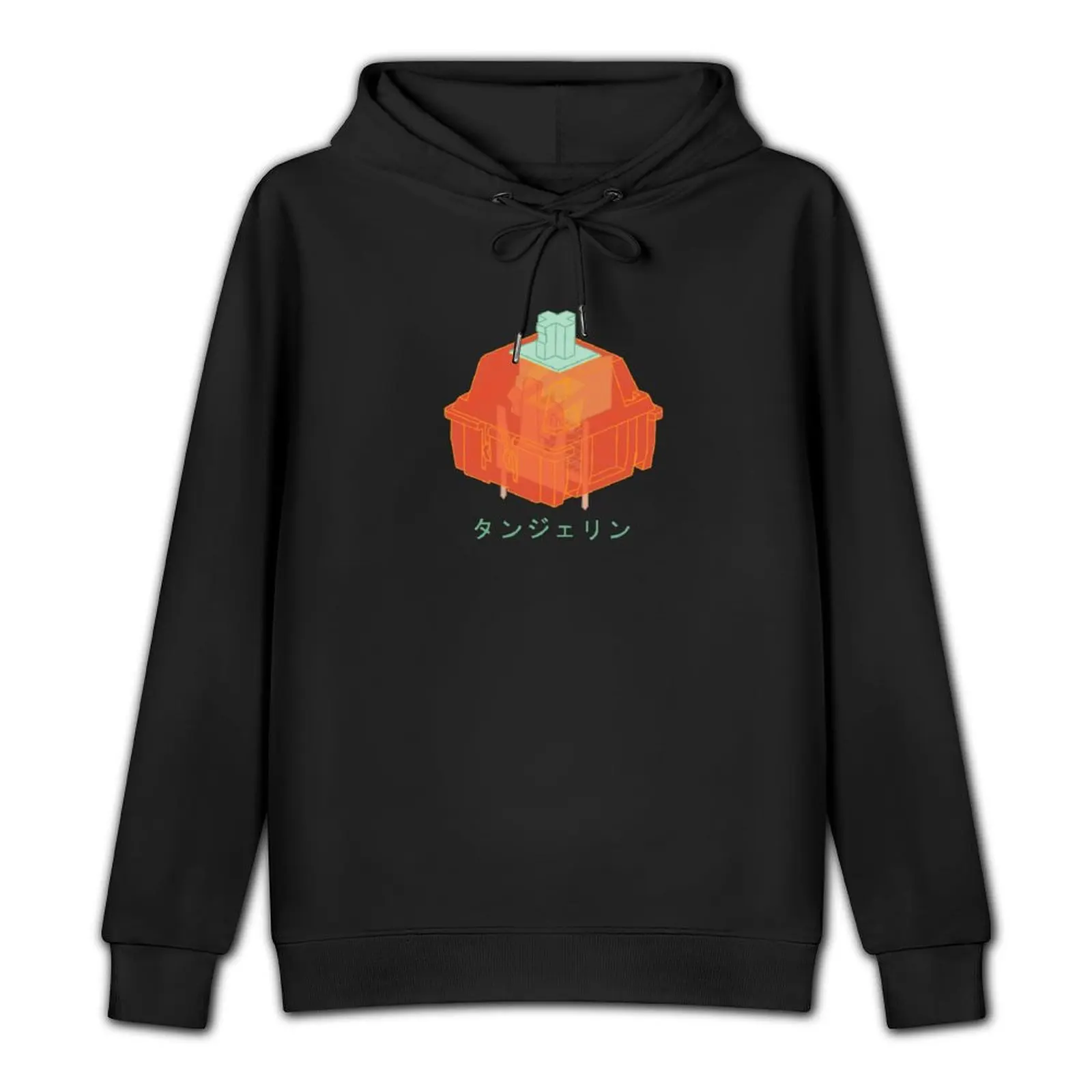 Tangerine Mechanical Keyboard Cherry MX Switch with Japanese Writing Pullover Hoodie mens designer clothes men hoodie