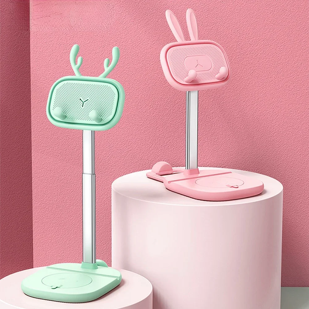 Cute Deer Bunny Style Phone Stand Desktop Phone Tablet Holder For iPad Bunny Phone Stand iPad Stand Portable Desktop Stand