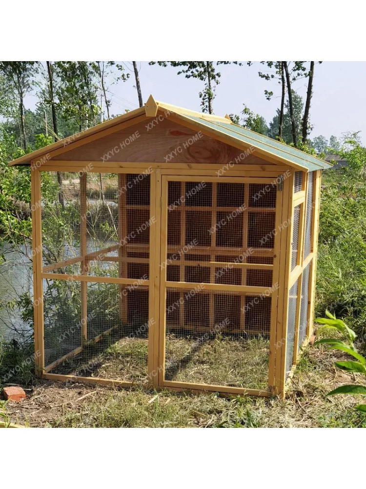 Outdoor Pigoen Cage House Shed Bird Cage Pigeon Matching Solid Wood Rain-Proof Anti-Corrosion Sun-Proof Breeding Pigeon Nest