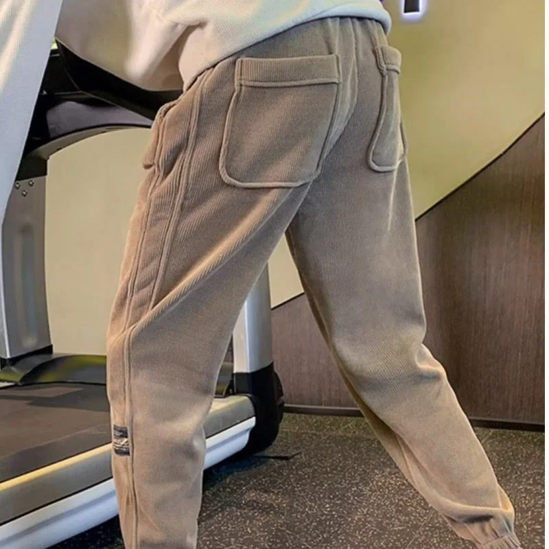 

Men's Clothing Casual Pants Hot Selling Popularity Autumn Winter Loose Pockets Pi Shuai Jiufen pants tapered sweatpants