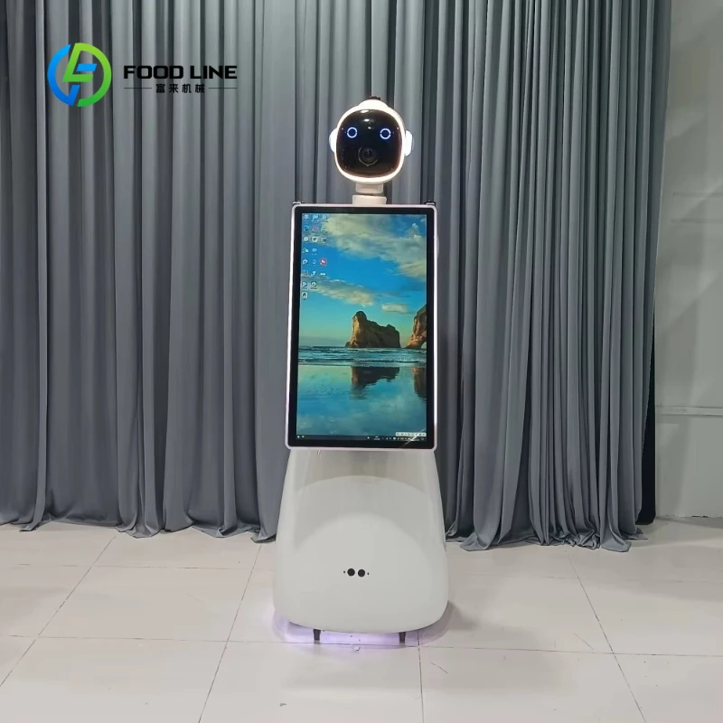 Customized High Speed Photography Robot Automatic Rotating Camera Photo Booth Robot with 32inch Touch Screen