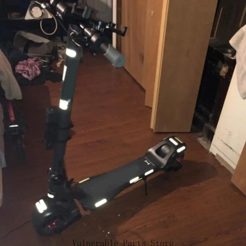 

High Visibility Black Reflective Stickers Reflective Helmet Tape For Motorcycle Bike Helmet Safety Decoration