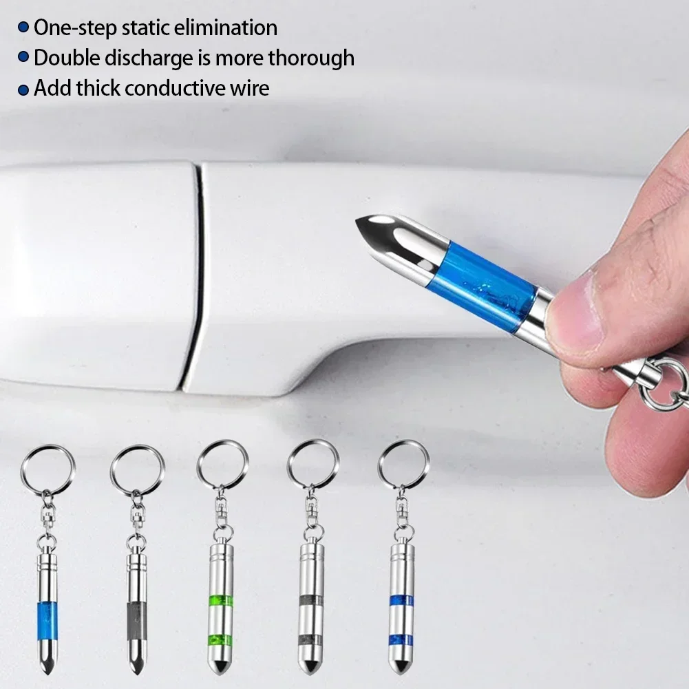 Creative Static Rod Electrostatic Discharger Portable Anti-Static Keychain Winter Dry Climate Static Antistatic Car Supplies