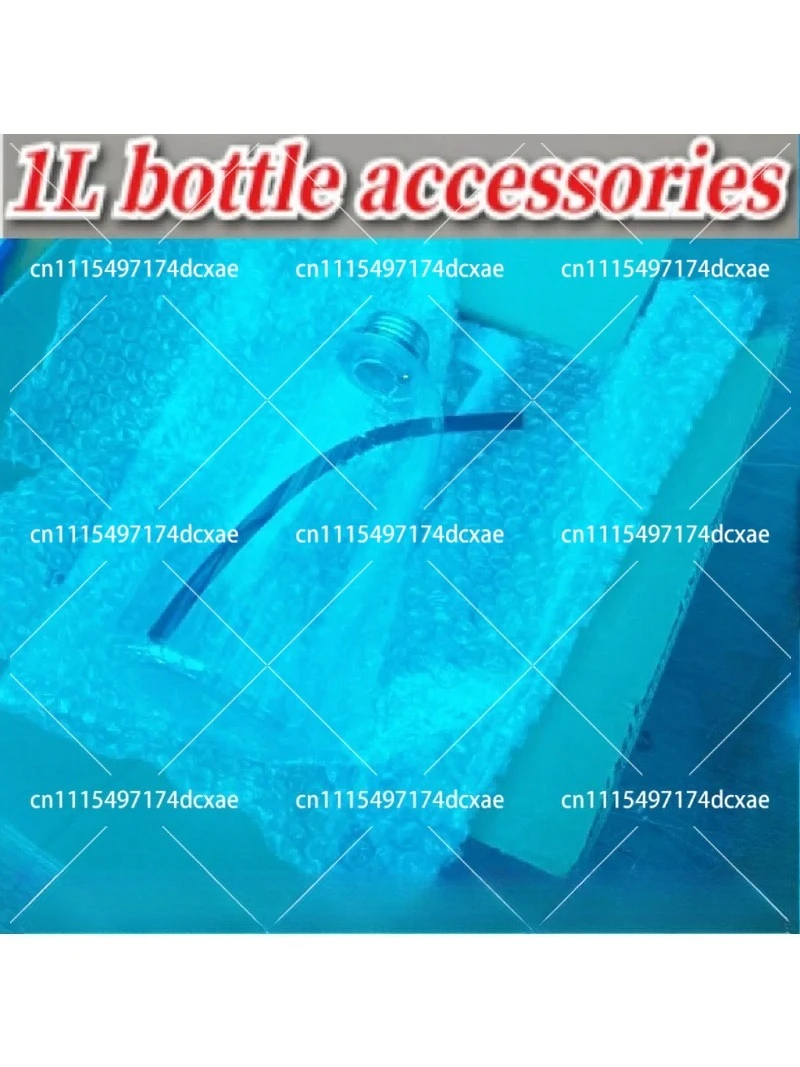 Metal Gas Mask 1L Negative Pressure Bottle Breathing Control Accessories Joint