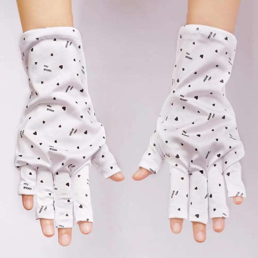 Anti UV Gloves UV-Resistant Wearing Quick-drying Protect Hands Breathable Nail Lamp Light Manicure Gloves Nail Salon Accessories