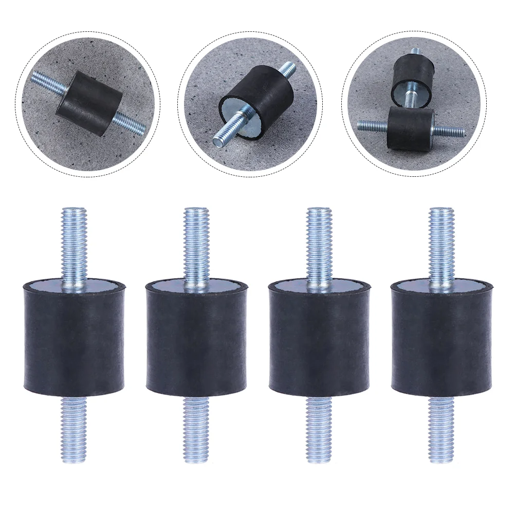 5 Pcs Rubber Shock Absorber Engine Mounts Shocks Anti Vibration Silent Block Absorbers Isolators Thread