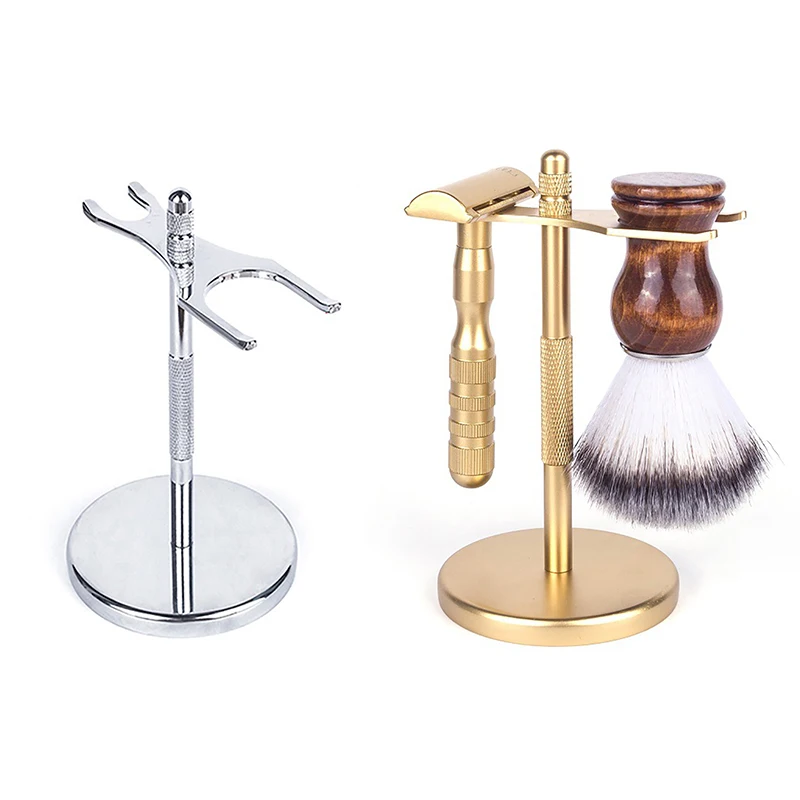 Men's Safety Razor Storage Bracket Razor Brush Holder Manual Old-fashioned Razor Alloy Knife Holder