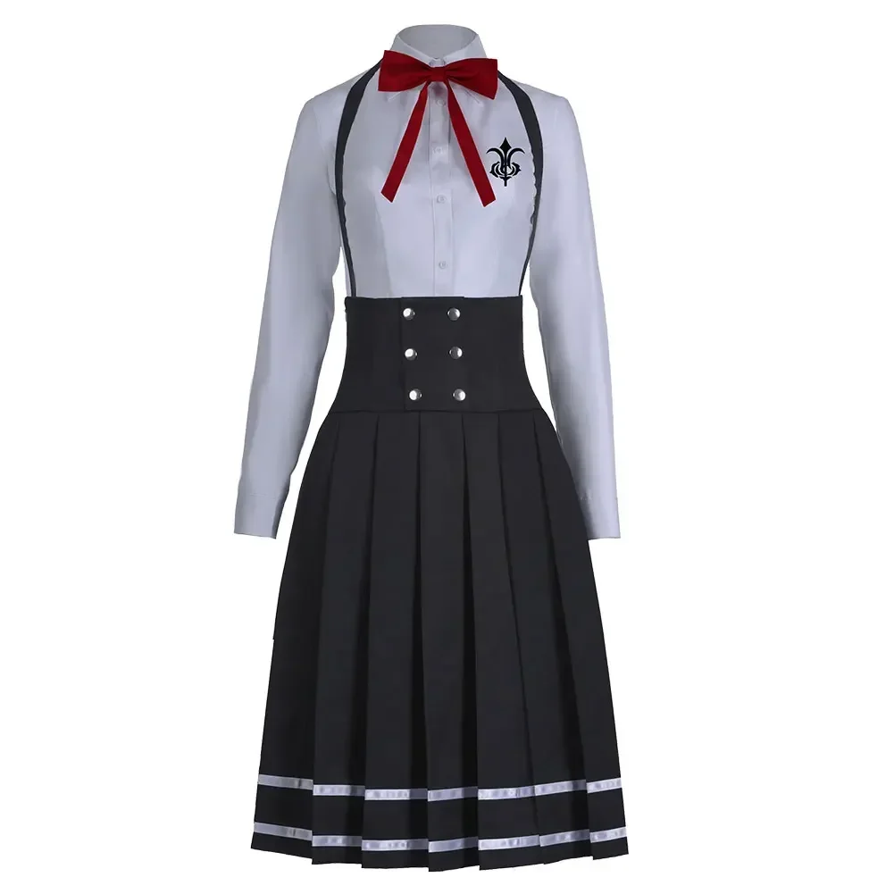 Anime Danganronpa V3 Shirogane Tsumugi Cosplay Costume Dress JK Uniform Outfits Halloween Carnival Costumes