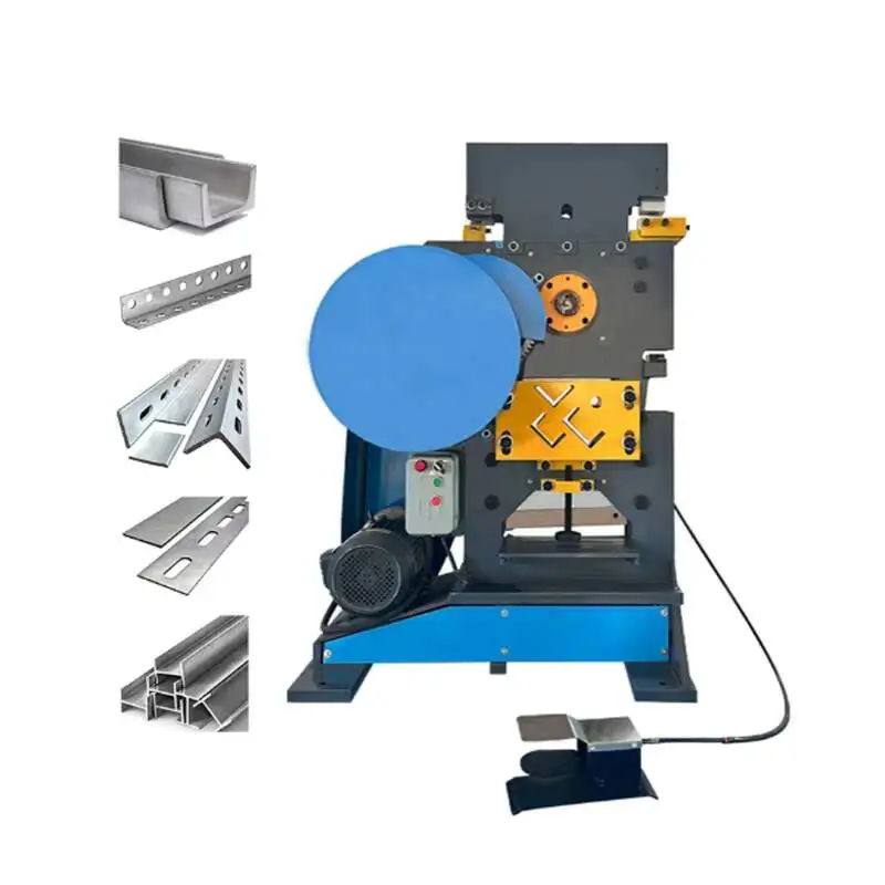 New High-Productivity Fabrication Plants Multi Functional Hydraulic Ironworker Machines - Punching Metal And Shearing Machine Fo