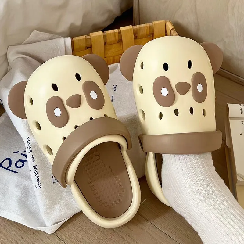 

Evshine Cute Cartoon Slippers For Children Comfort Soft Kids Outdoor Antiskid Beach Sandals Boys Girls Lovely Panda House Slides
