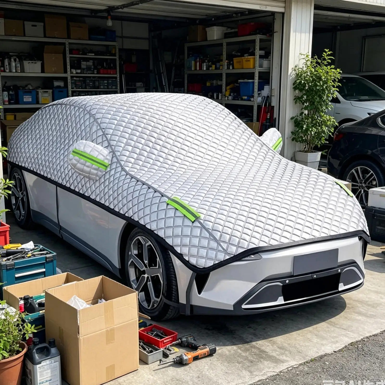 Car Cover Outdoor Protection Waterproof Four Seasons Windshield Protection Protector Snow Cover Sunshade Frost Cover Parts