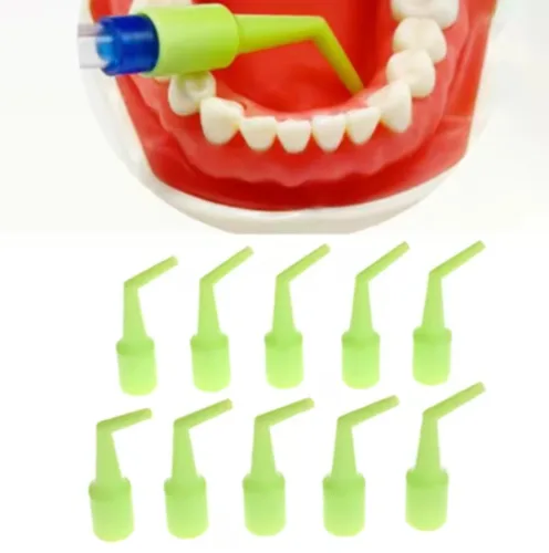 Imagen 2 del producto Cabezal de conversión de punta de succión desechable para odontología, tubo curvo, resistencia a altas temperaturas, desinfección, cirugía de cavidad Oral, herramientas de paja