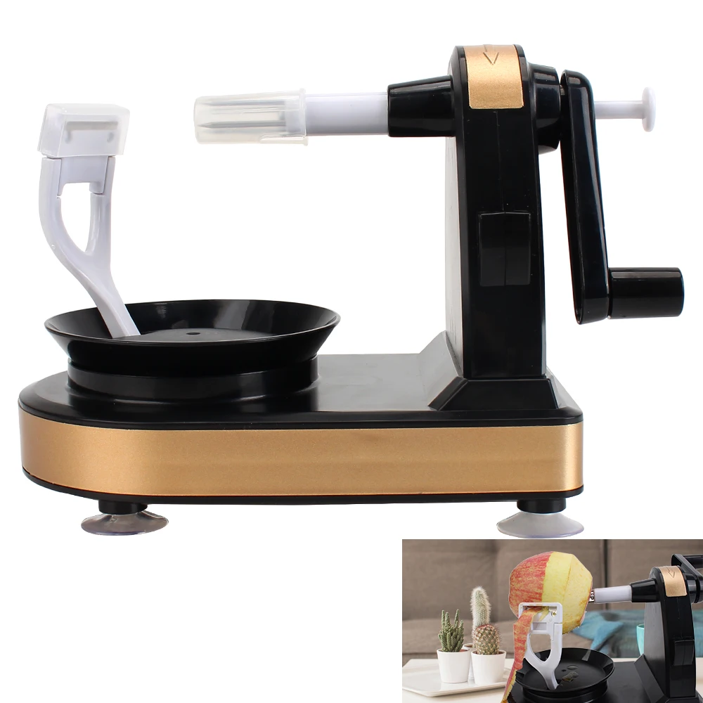 Apple Peeler Cutter Slicer Kitchen Gadgets Kitchen Corer Cutter Potato Peeler Fruit Peeling Machine Multifunction Hand-cranked