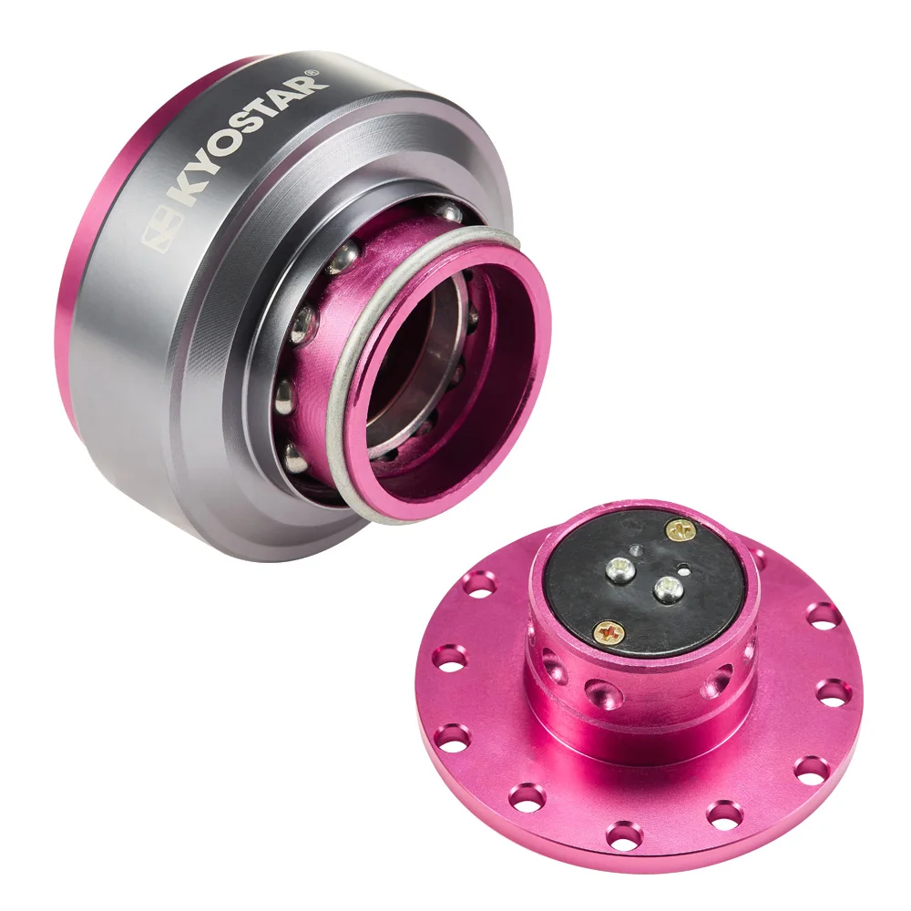 Custom LOGO metal Trim Universal Steering Wheel Quick Release Hub Aluminum Quick Release Control Hub