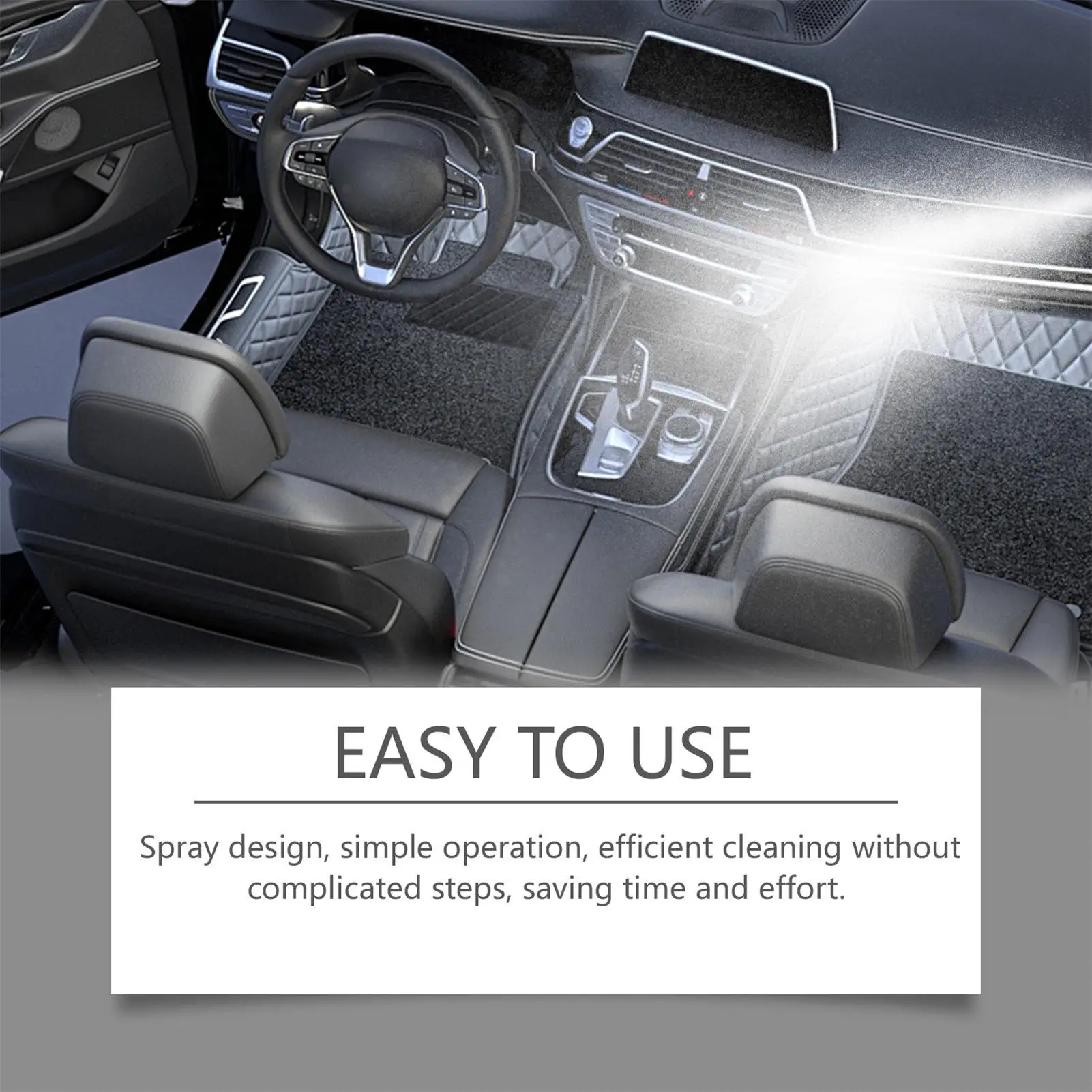 

Interior Detailer 120ML Automotive Detailing Supplies Car Interior Detailer Spray For Bumper Upholstery Truck Rv Carpet Leather