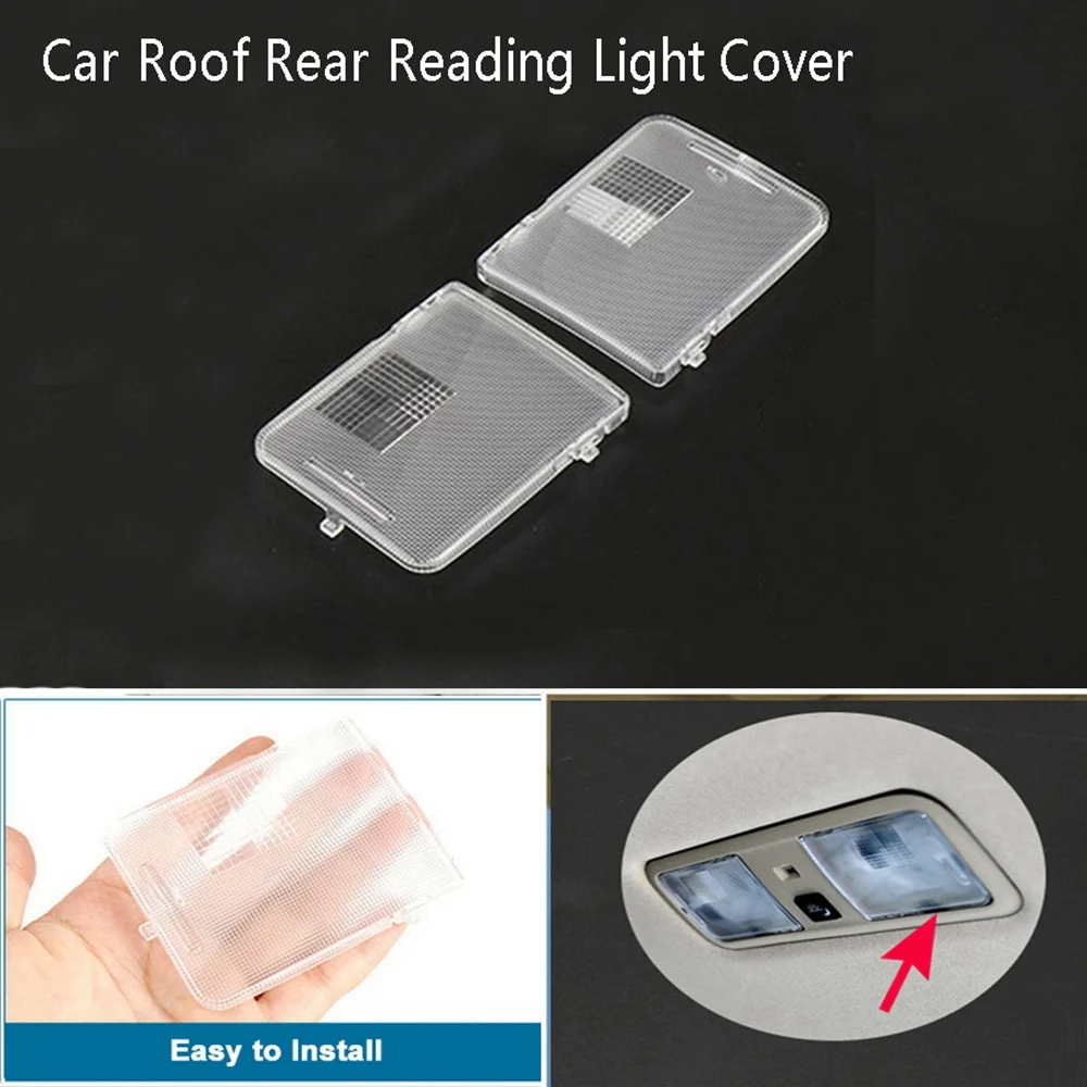 Car Roof Rear Dome Map Reading Light Cover Vanity Lamp Lens for Toyota Camry Aurion V50 2012-2017 8139406030 81393-06030