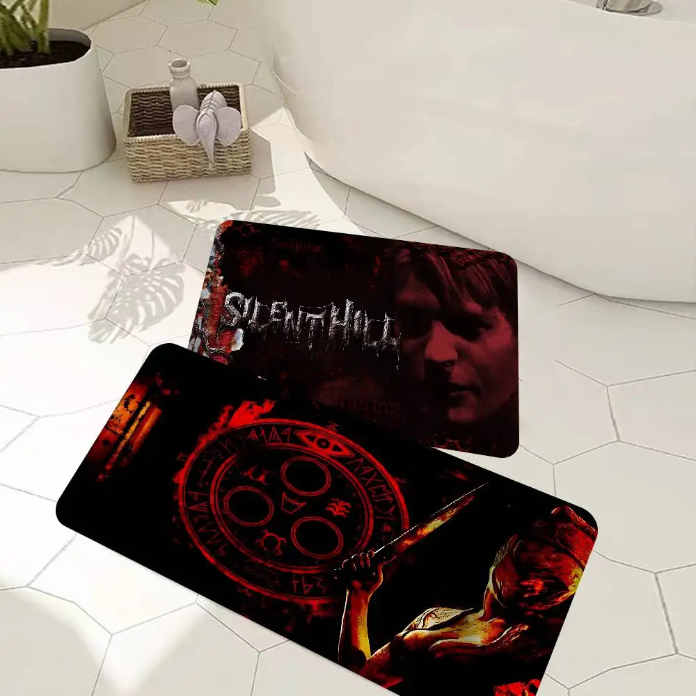 Horror Game S-Silent H-Hill Series Entrance Door Mat Nordic Style Home Doormat Bathroom-Toilet Mats Bedroom Hotel Decor Mat