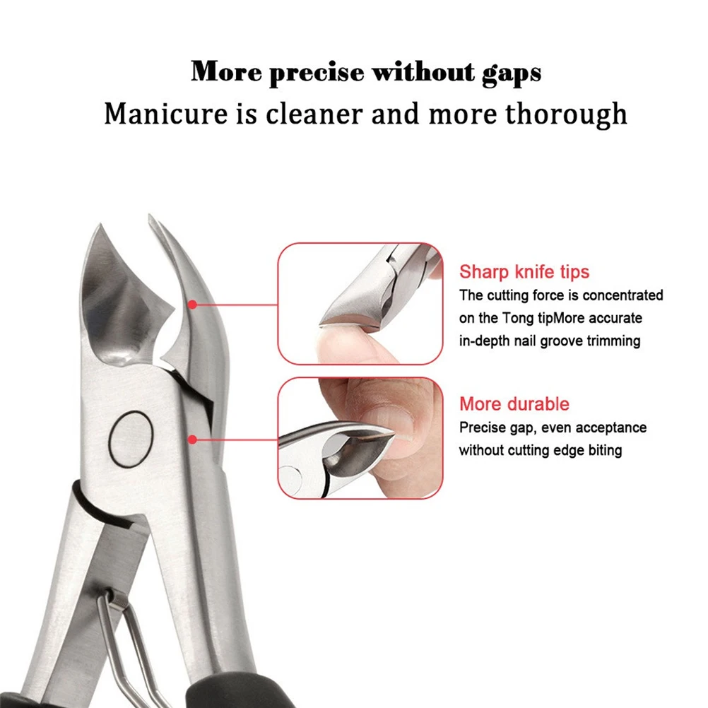 

1 Manicure Ergonomic Abs Clippers Trimmer Tools For Thick Toenails Fingernails Onychomycosis Anti-Slip Handle Nail