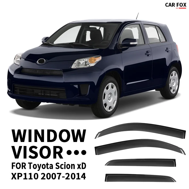 

For Toyota Scion xA xD 2002-2014 Car Window Visor Awning Shelters Windshield Side Window Rain Sun Shade Accessories Car Styling