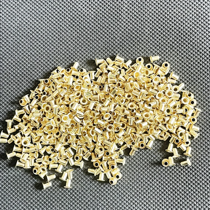 5500PCS/400G Copper-plated Surface Eyelet For Beehive Frame Install Keep Tension Stop Wire From Cutting End Bar Bee Beekeeping