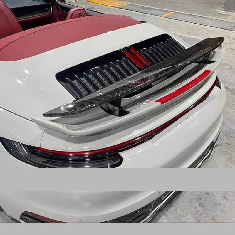 

Выдвижное хвостовое крыло для Porsche 911 992 2019-2024, модифицированный кабриолет в стиле турбоя, задний спойлер автомобиля