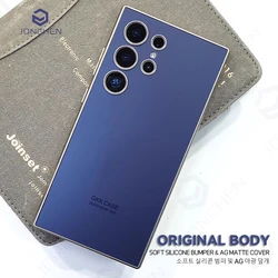For Samsung Galaxy S23 S24 S25 Ultra S25plus 25u Original Color Body Case Fashionable Solid Matte AG Feel Armor Shockproof Cover