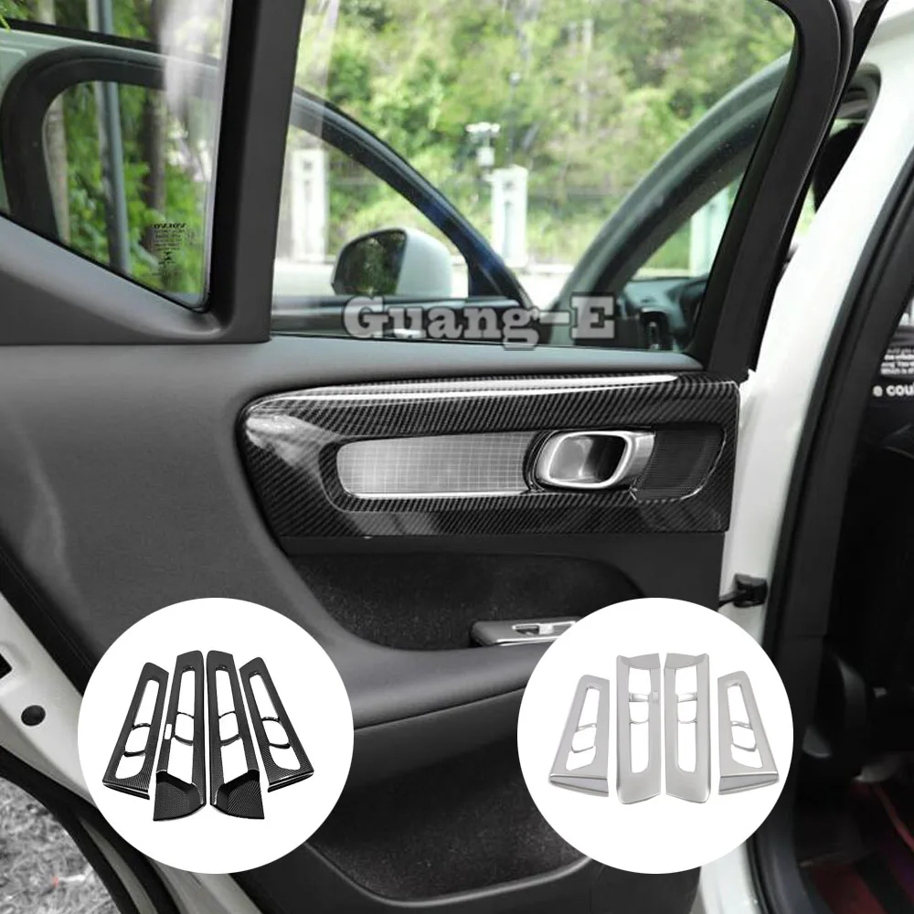 

ABS Plastic Car Inner Door Bowl Cover Trim Armrest Handrail Handle Hood Accessories For VOLVO XC40 2018 2019 2020 2021 2022 2023
