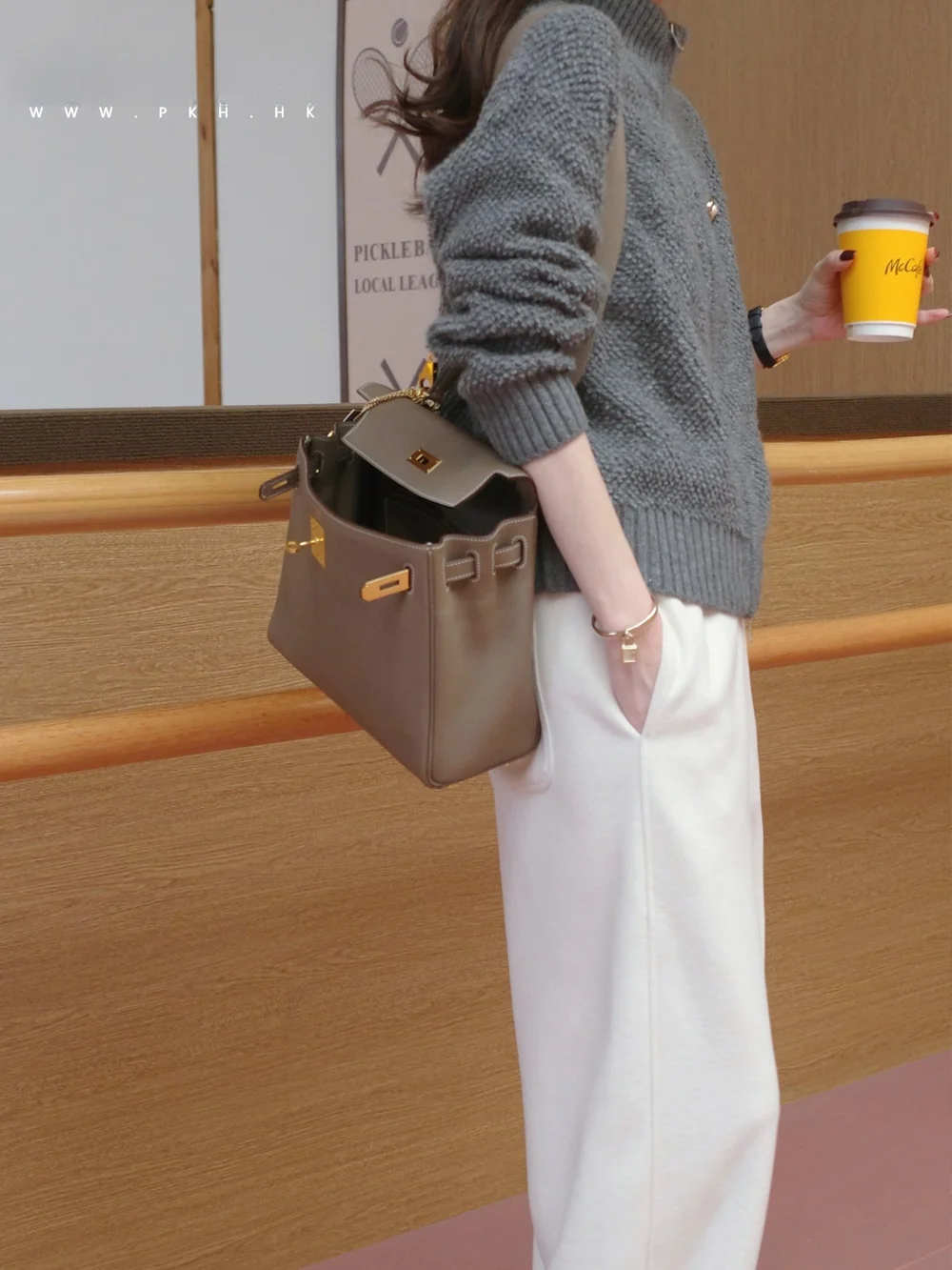 

PKHHK Winter New High-Weight Camere Wool Zipper Collar Sweater Thi Warm Casual Sle Women's Long Sve Knitted Sweater