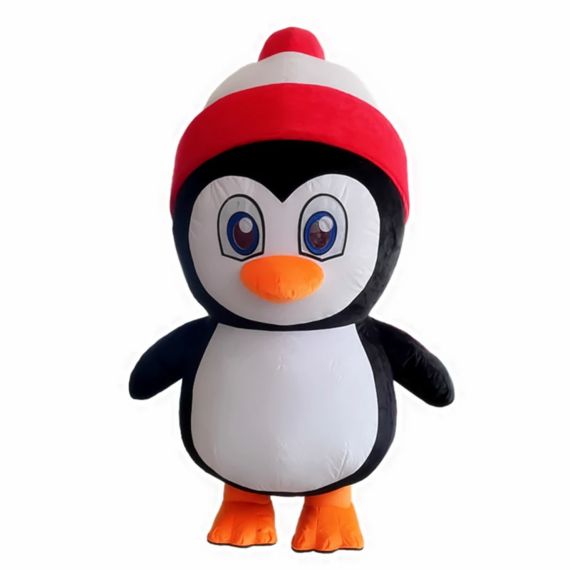 Inflatable Penguin Mascot Costume Carnival Event Performance Birthday Party Role Playing Penguin Set