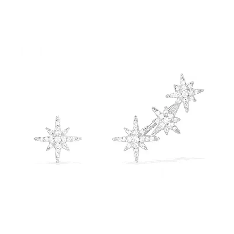 LI KI High Quality 925 Silver Meteor Tassel Earrings Temperament Versatile Elegant  Jewelry Gifts For Friends view 6