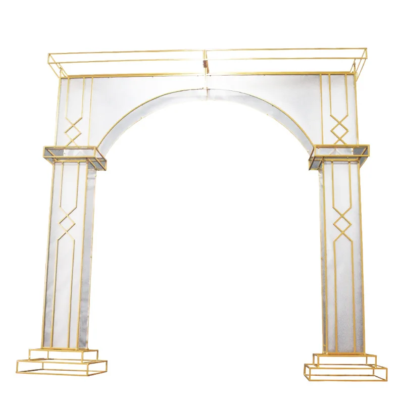 

Wedding props transparent film arch, wedding flower door pvc film arch