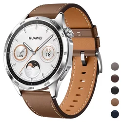 20mm 22mm Watchband for Huawei Watch GT4 GT3 Gt2e Pro 42 46mm leather watch strap For HONOR Watch 4 Pro GS E2 SE MagicWatch Band