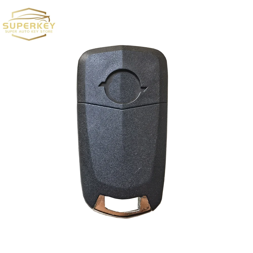 SUPERKEY oryginalny LOG0 Slot odwróć obudowa pilota z kluczykiem samochodowym Case dla 2004 2005 2006 2008 2013 Opel Vauxhall Astra H Zafira B Corsa