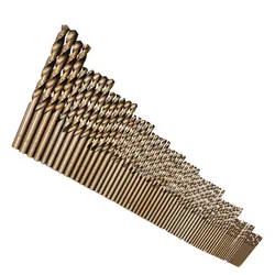 74Pcs 1-8mm M35 HSS-CO Cobalt Twist Drill Bit High Speed Steel Metal Drill Bit Hole Cutter For Stainless Steel