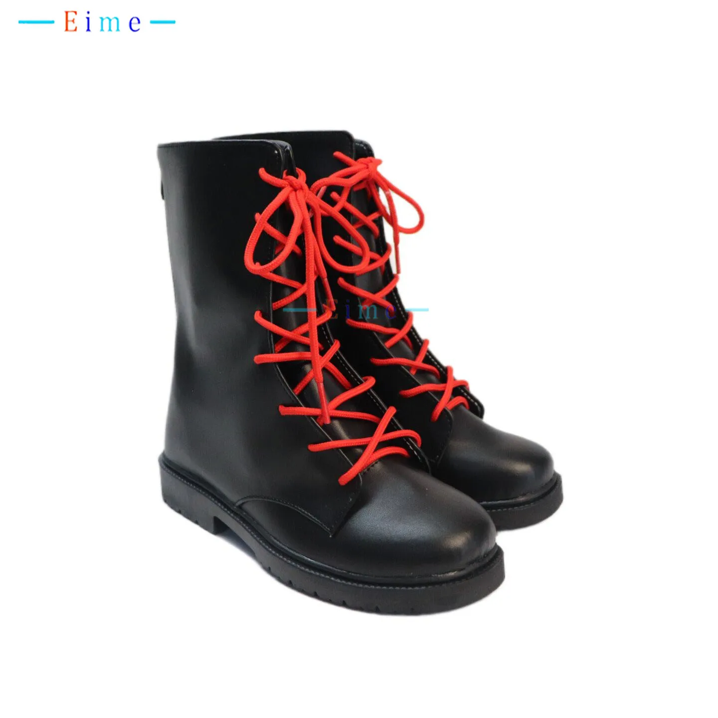 

Vtuber Yumeoi Kakeru Cosplay Shoes Halloween Carnival Boots Custom Made Big Size Black PU Leather Shoes