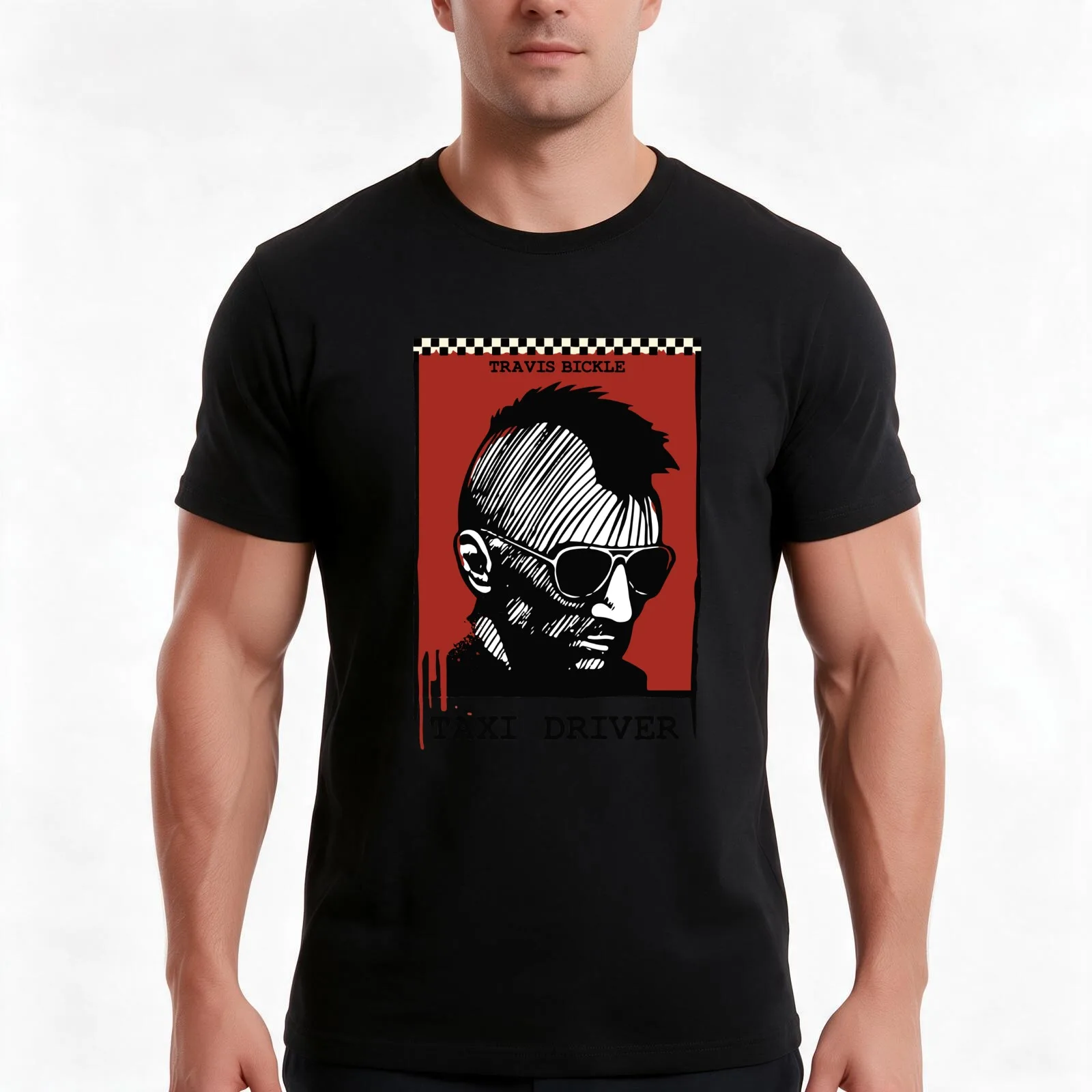 Taxi Driver-Travis Bickle T-Shirt Summer Casual Cotton Tee Oversized Streetwear Tops Vintage Graphic Print Unisex Men Women