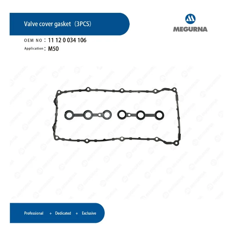 

M50 B20 2.0/2.5 Engine Valve Cover Gasket For BMW 320i 325i 325is 520i 525i 525ix Auto Part Car Accessories 11120034106