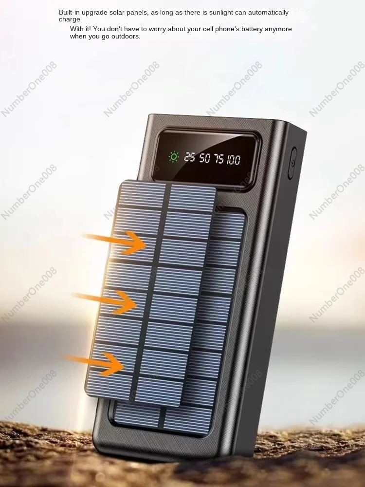 Solar Charging Unit 80000 MA Large Capacity fi V Fast Charge Universal Mobile Power