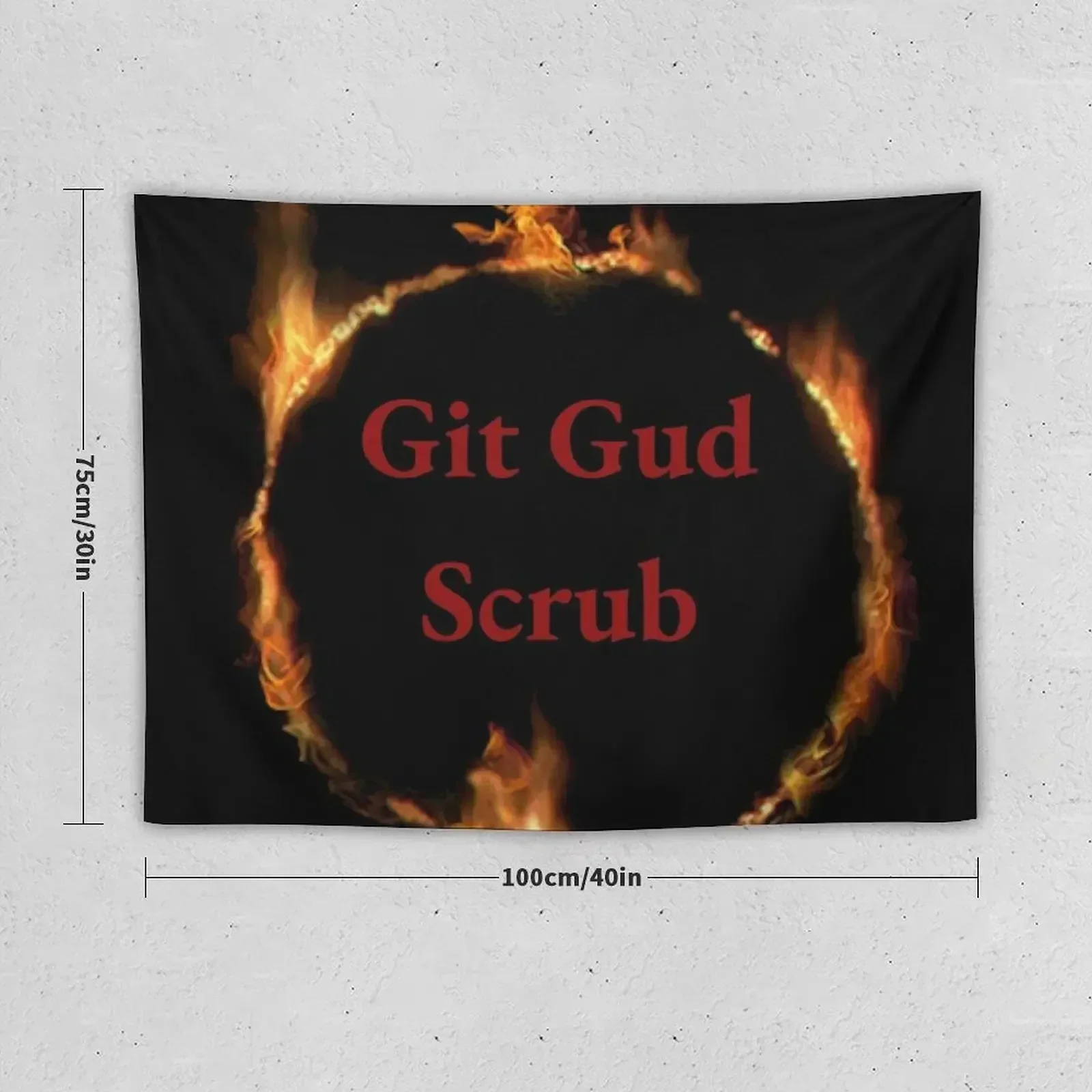 Git Gud Scrub Tapestry Room Decor Room Decorations Aesthetics Aesthetic Home Decor Tapestry