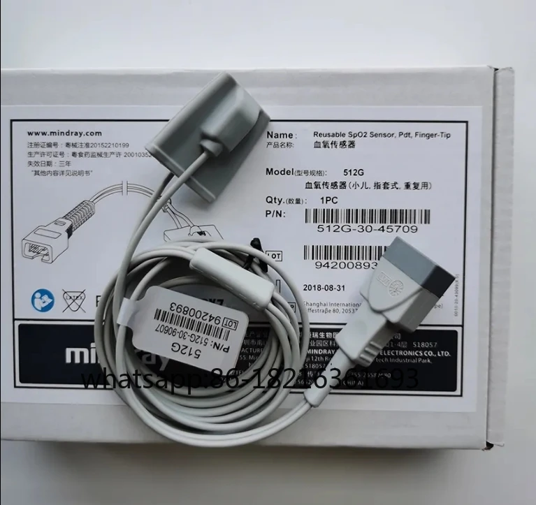 

512G Mindray Многоразовый датчик SpO2 512G-30-45709 Новый оригинал