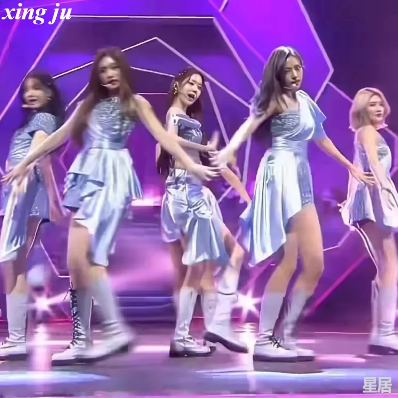 xing-ju-kpop-women-group-jazz-dance-costume-hip-hop-stage-performance-party-sexy-dress-outfits-nightclub-female-singer-rave-wear