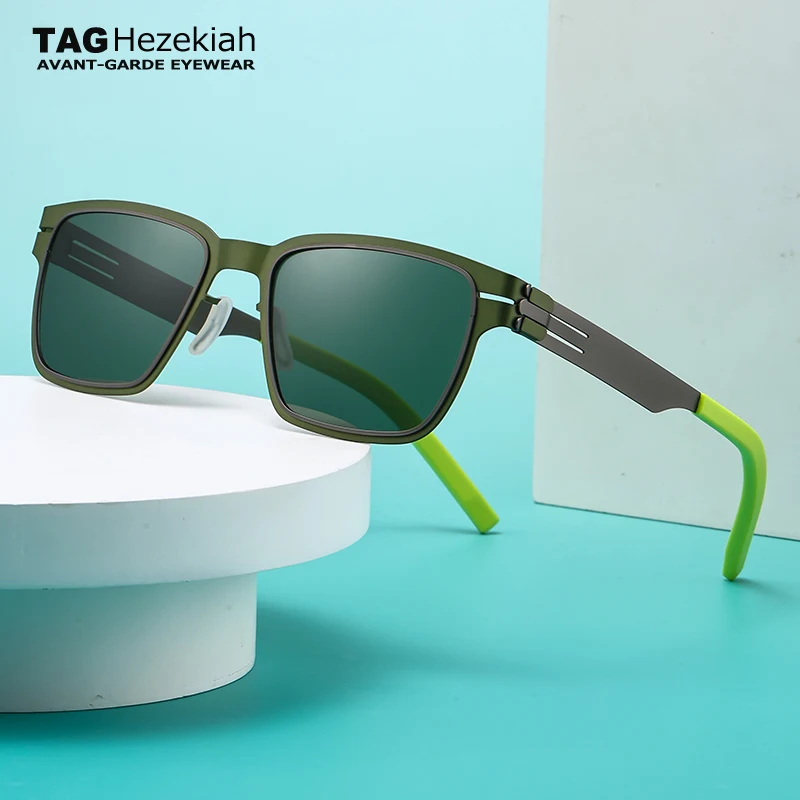 Deutsche Designer Polarisierte Sonnenbrille OSCAR-1 Vintage Herren Qualität Biosteel Sonnenbrille Driving Shades UV400 Party Street Sonnenbrille