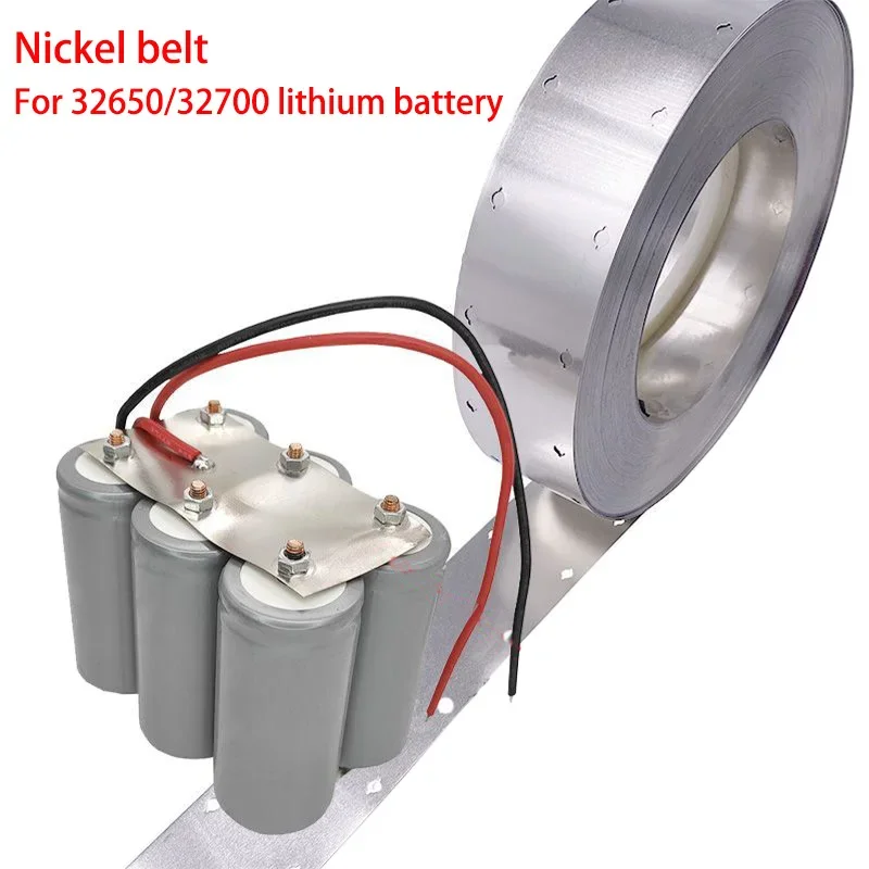 

5m/10m 0.15mm Thickness 32650 Lithium Battery Connector Nickel Strip 32700 Lifepo4 Battery Connector Nickel-plated Steel Strip