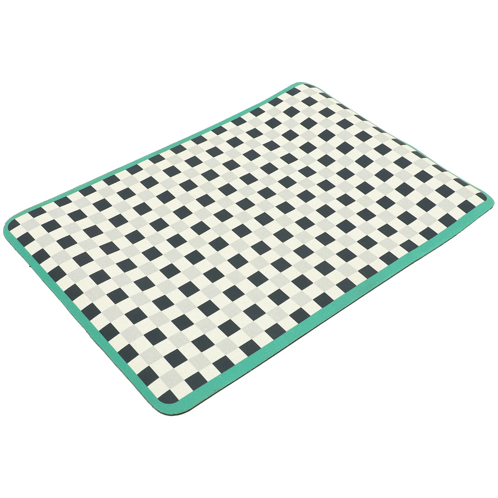 

Non-Slip Anti-Skid Floor Mat Classic Check Pattern Living Room Entrance Door Mat Absorbent Rug Anti-Skid Doormat