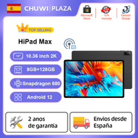 CHUWI HiPad Max 10.36'' 2K Screen Snapdragon 680 Octa-core 8GB DDR4 128GB Storage UFS 4G LTE Android 12 Tablet Widevine L1